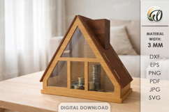 House Money Banks Bundle Laser Cut. Saving Box SVG Product Image 8