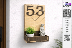 Modern House Number Signs Laser Cut Bundle | Address Plaque Product Image 7