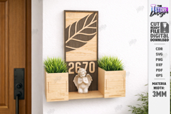 Modern House Number Signs Laser Cut Bundle | Address Plaque Product Image 3