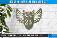 House Number Plaques Laser Cut | House Sign Number | CNC Product Image 1