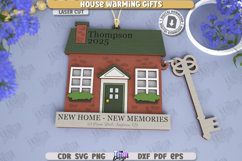 Housewarming Gift Laser Cut | Personalized Keychain | CNC Product Image 1