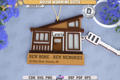 Housewarming Gift Laser Cut | Personalized Keychain | CNC Product Image 1
