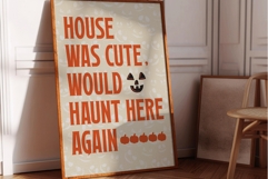 Funny Haunted House Print Product Image 2