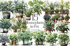 Houseplants Pot Sublimation Bundle Product Image 1
