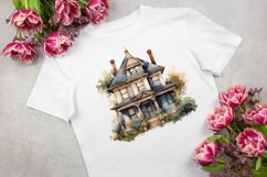 Vintage Houses Sublimation Clipart Bundle - 20 Designs Product Image 5