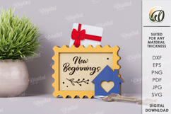 Housewarming Gift Card Holders Bundle Laser Cut Product Image 12
