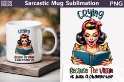 Retro Housewife Book Mug | Sarcastic Mug Quotes Product Image 1