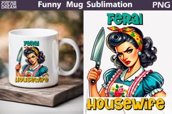 Retro Housewife Mug | Housewife Sarcastic Quotes Mug Product Image 1