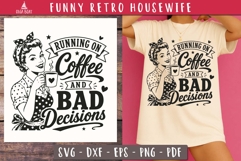 Funny Retro Housewife Bundle SVG PNG designs Product Image 5