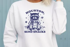 Houston Send Snacks SVG PNG, Raccoon Astronaut Trendy Art Product Image 3