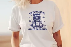 Houston Send Snacks SVG PNG, Raccoon Astronaut Trendy Art Product Image 2