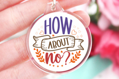 How about no SVG, Keychain SVG Product Image 1