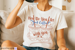 How Do You Like Your Coffee Hand-drawn SVG PNG Design Product Image 2
