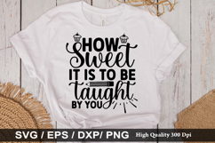 Teacher SVG Design - Teacher T-shirt Design Product Image 3