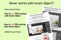 Black coffee mug mockup with pink peony and lilac scarf. Product Image 4