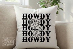 Christmas Howdy SVG PNG - Western Cowboy Santa Christmas Product Image 3