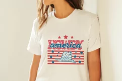 4th of July Howdy America SVG Design, Holiday T-shirt Design Product Image 2