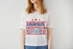 4th of July Howdy America SVG Design, Holiday T-shirt Design Product Image 3