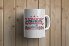 4th of July Howdy America SVG Design, Holiday T-shirt Design Product Image 4