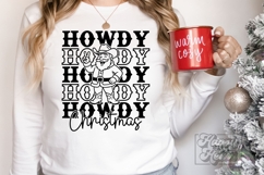 Howdy Christmas SVG PNG - Cowboy Santa Western Christmas Product Image 2