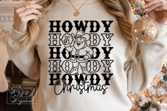 Howdy Christmas SVG PNG - Cowboy Santa Western Christmas Product Image 3