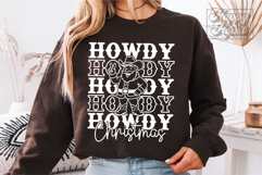 Howdy Christmas SVG PNG - Cowboy Santa Western Christmas Product Image 4