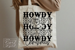 Howdy Christmas SVG PNG - Cowboy Santa Western Christmas Product Image 5