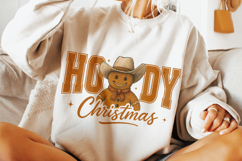 Howdy Christmas PNG, Western Christmas PNG, Gingerbread PNG Product Image 3