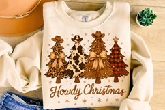 Howdy Christmas PNG, Merry Christmas PNG, Christmas Tree PNG Product Image 3
