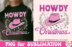 Howdy Christmas Png, Howdy Christmas PNG Product Image 2