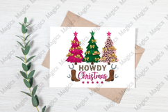 Howdy Christmas Png, Cowgirl Western Png Product Image 3