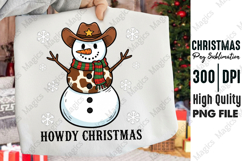 Howdy Christmas Png, Sublimation Design Product Image 1