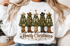 Howdy Christmas PNG, Western Christmas Product Image 2