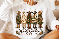 Howdy Christmas PNG, Western Christmas PNG Product Image 2