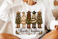 Howdy Christmas PNG, Western Christmas PNG Product Image 2