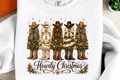 Howdy Christmas PNG, Western Christmas PNG Product Image 1
