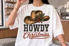 Howdy Christmas PNG, Western Christmas png Product Image 2