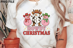 Howdy Christmas PNG Western Cowboy Product Image 2
