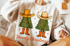 Howdy Christmas PNG, Merry Christmas PNG, Christmas Tree PNG Product Image 3