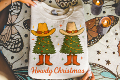 Howdy Christmas PNG, Merry Christmas PNG, Christmas Tree PNG Product Image 1