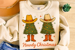 Howdy Christmas PNG, Merry Christmas PNG, Christmas Tree PNG Product Image 4
