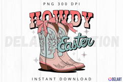 Howdy Easter Sublimation PNG Product Image 1