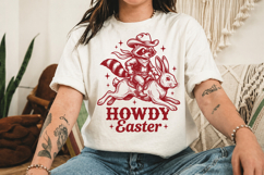 Howdy Easter, Easter SVG, Cowboy Easter, Retro Easter, Funny Product Image 2