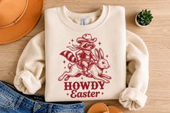 Howdy Easter, Easter SVG, Cowboy Easter, Retro Easter, Funny Product Image 3