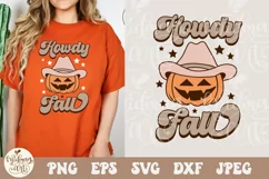 Howdy Fall SVG PNG, Howdy Pumpkin Svg, Fall Shirt Svg Product Image 1