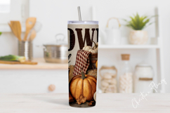 Howdy Fall Tumbler Wrap PNG Product Image 2