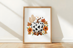 Howdy Fall PNG, Fall Pumpkin PNG Product Image 5