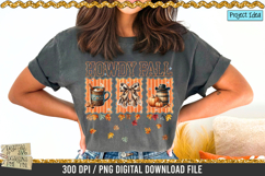 Howdy Fall is a professional design that is available at 300dpi PNG to use for Sublimation, iron-on transfer, DTG Printing and normal printing.