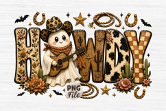 Howdy Ghost Png, Howdy Png, Cowboy Ghost Png Product Image 1