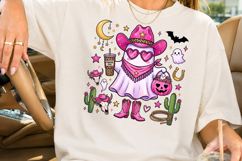 Howdy Halloween Ghost Sublimation, Cowboy Hat Cowgirl Ghost Product Image 2
